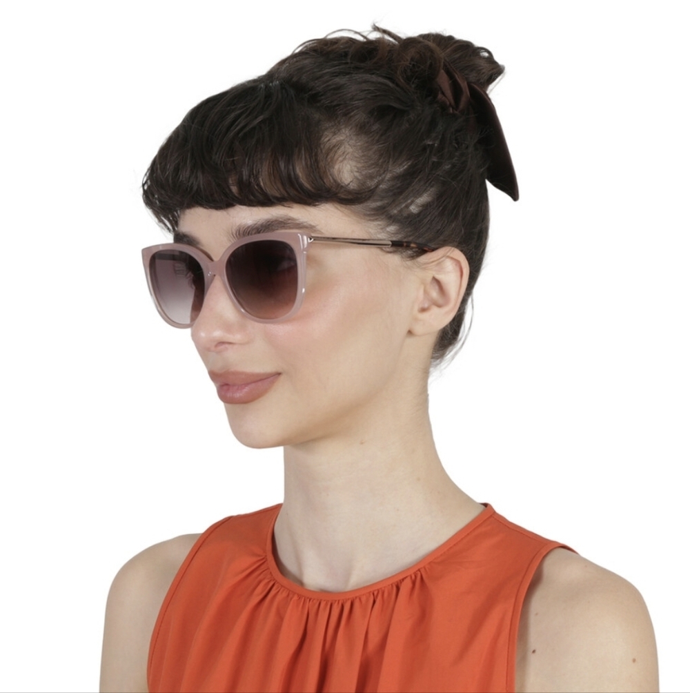Kate Spade Britton G/S 35J/HA Sunglasses Pink/Gradient Brown 55-17-140 BNWT $192